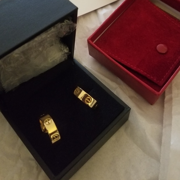 CARTIER 18K gold love earrings - Picture 16 of 16